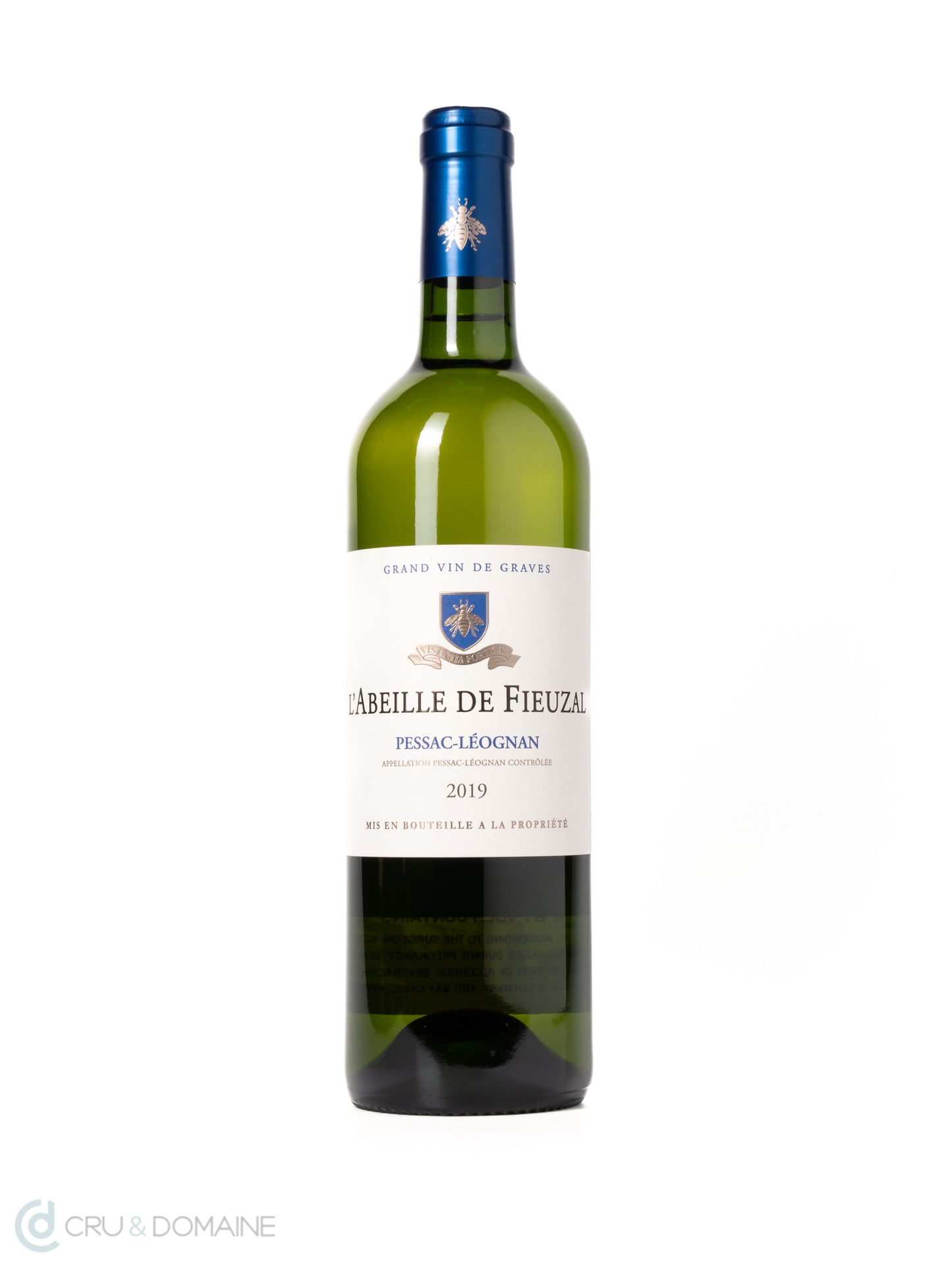 2019 Chateau de Fieuzal, ‘L'Abeille de Fieuzal’, (Sauvignon-Semillon), Pessac-Leognan, Bordeaux, France