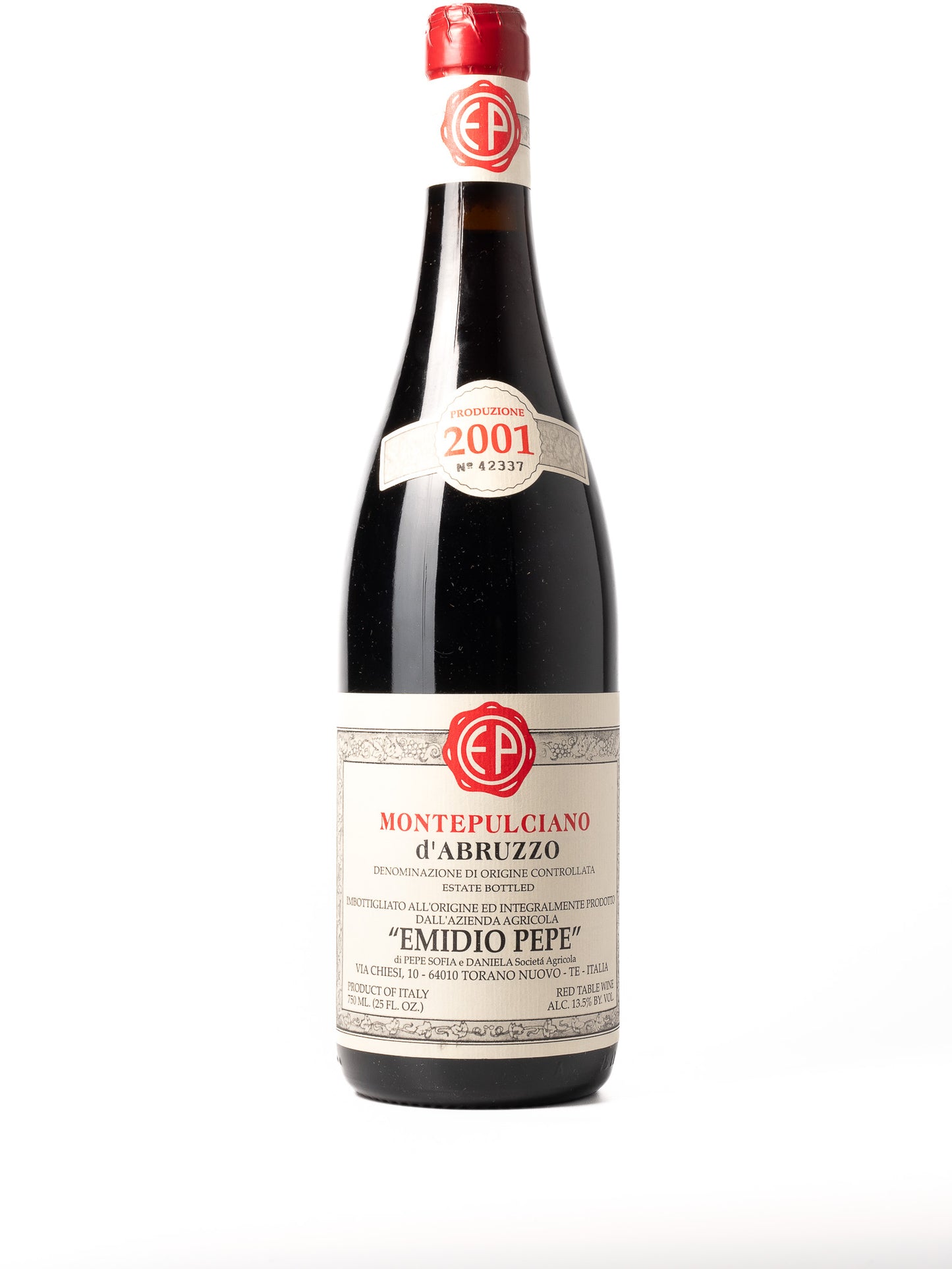 2001 Emidio Pepe, Montepulciano d'Abruzzo, Abruzzo, Italy