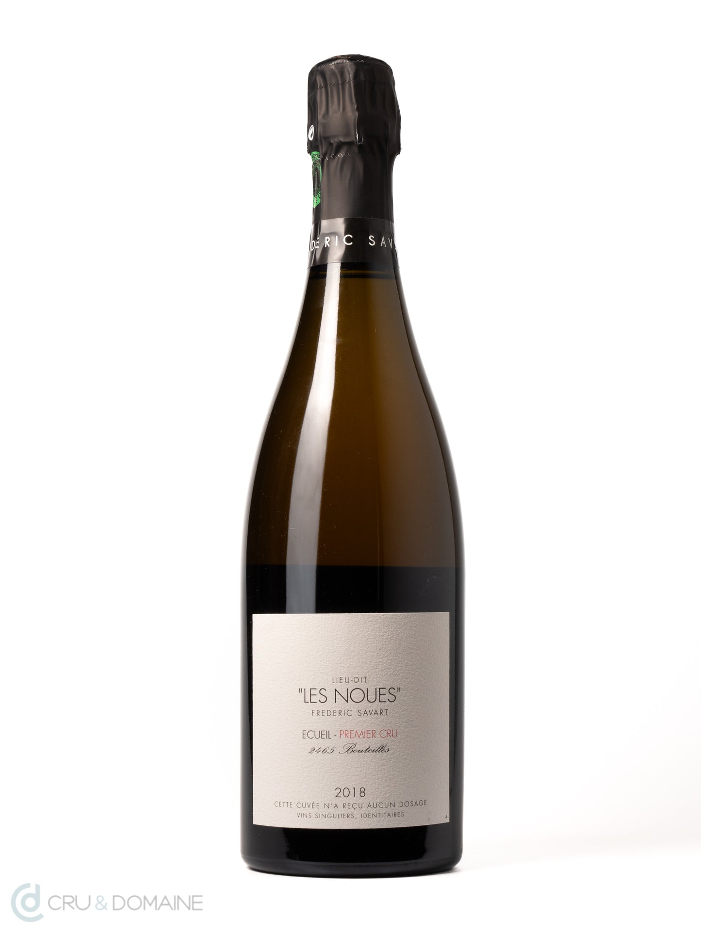 2018 Frederic Savart, ‘Les Noues’, Ecueil 1er Cru, Blanc de Noirs, Brut Nature, Champagne