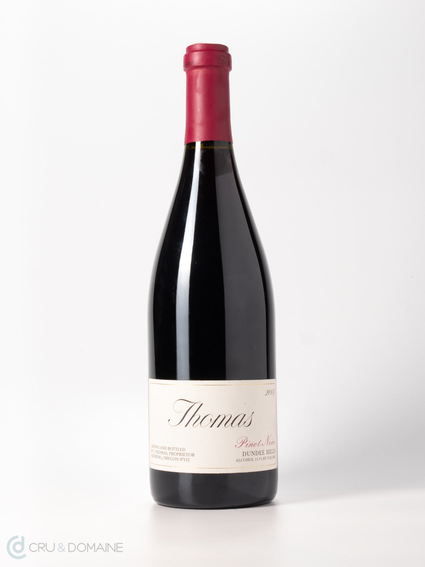 2008 Thomas, Pinot Noir, Dundee Hills, Willamette Valley, Oregon