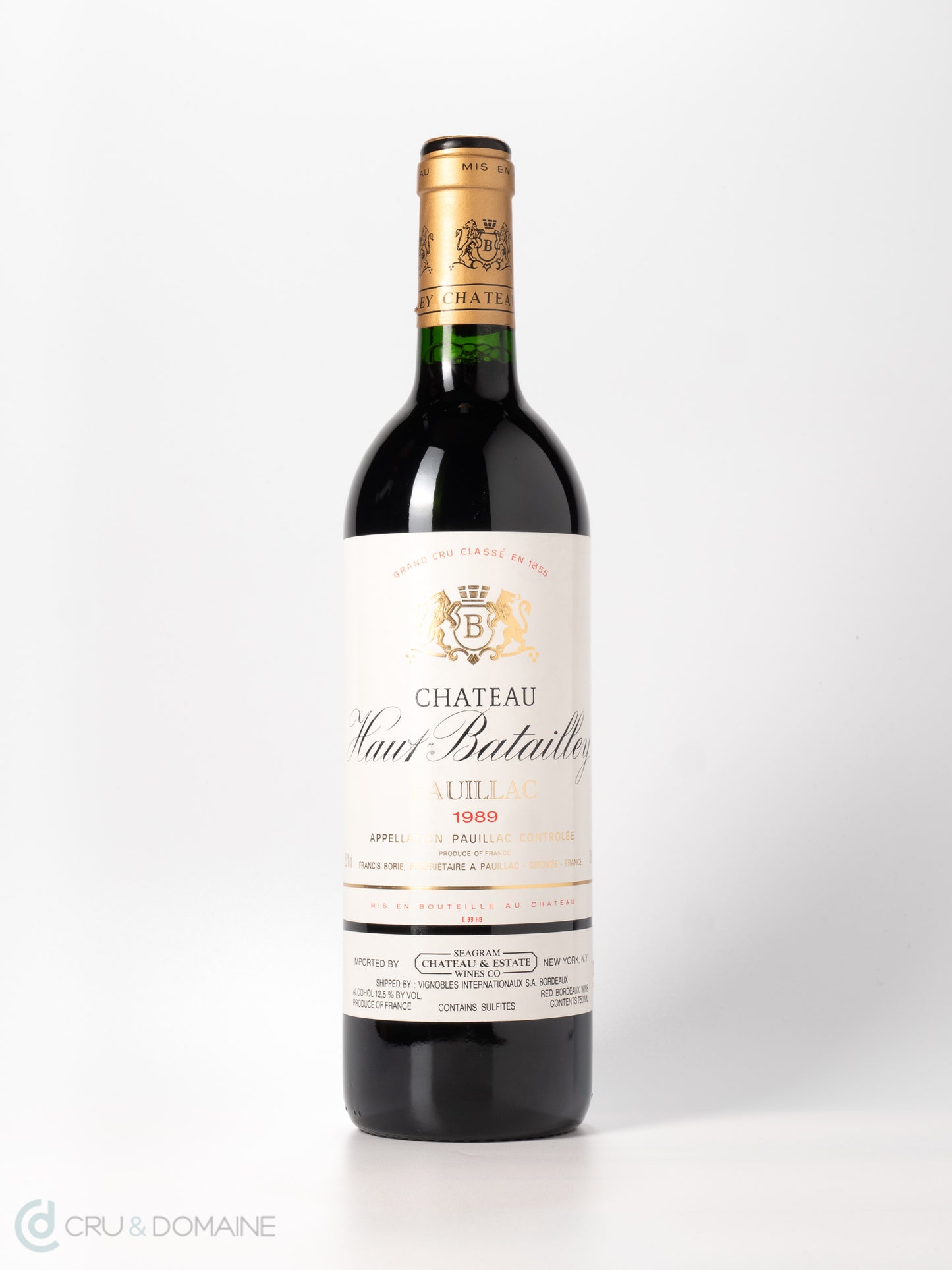 1989 Chateau Haut-Batailley, 5th Growth, Pauillac