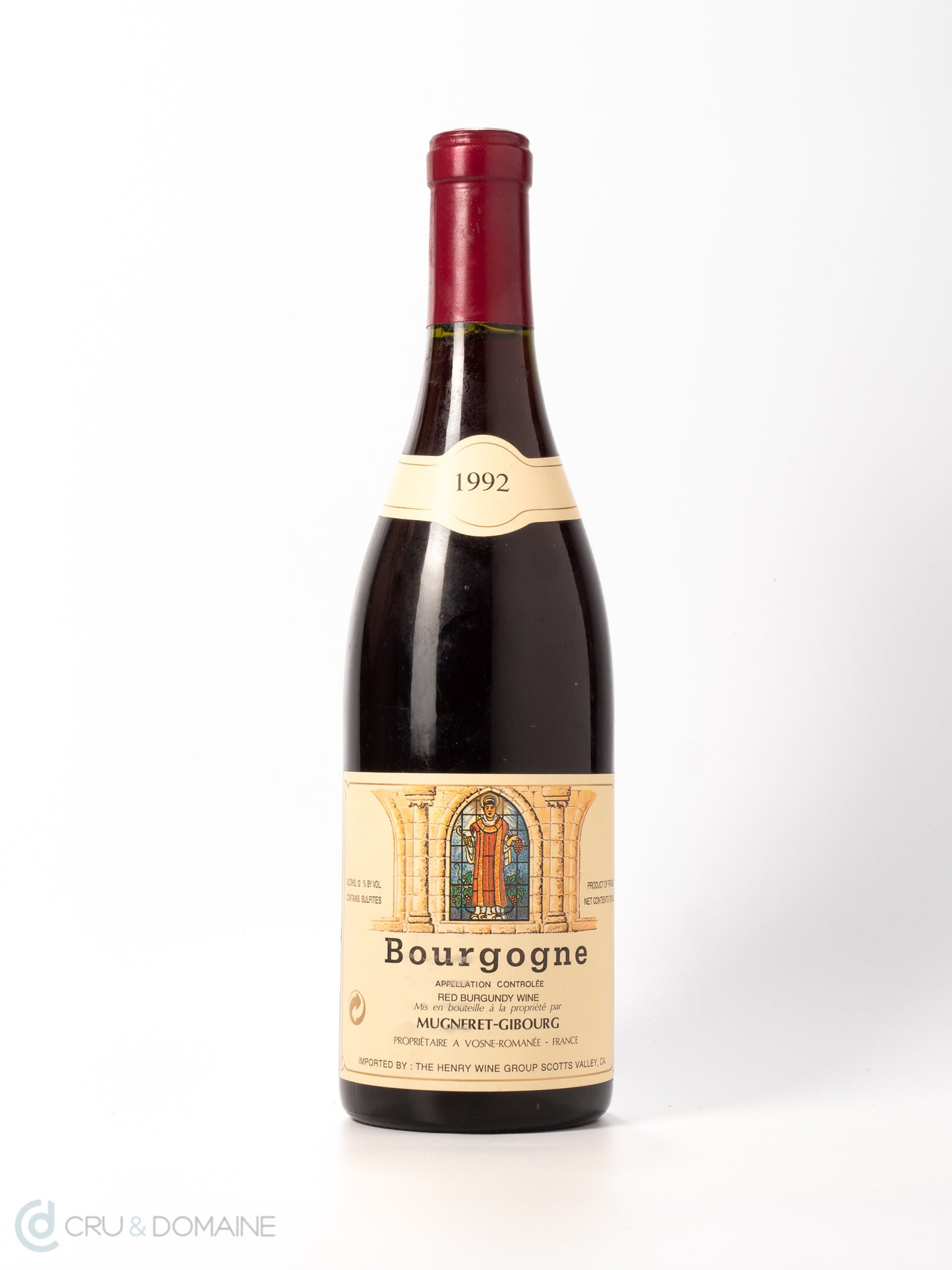 1992 Domaine Mugneret-Gibourg, Bourgogne Rouge, Burgundy, France